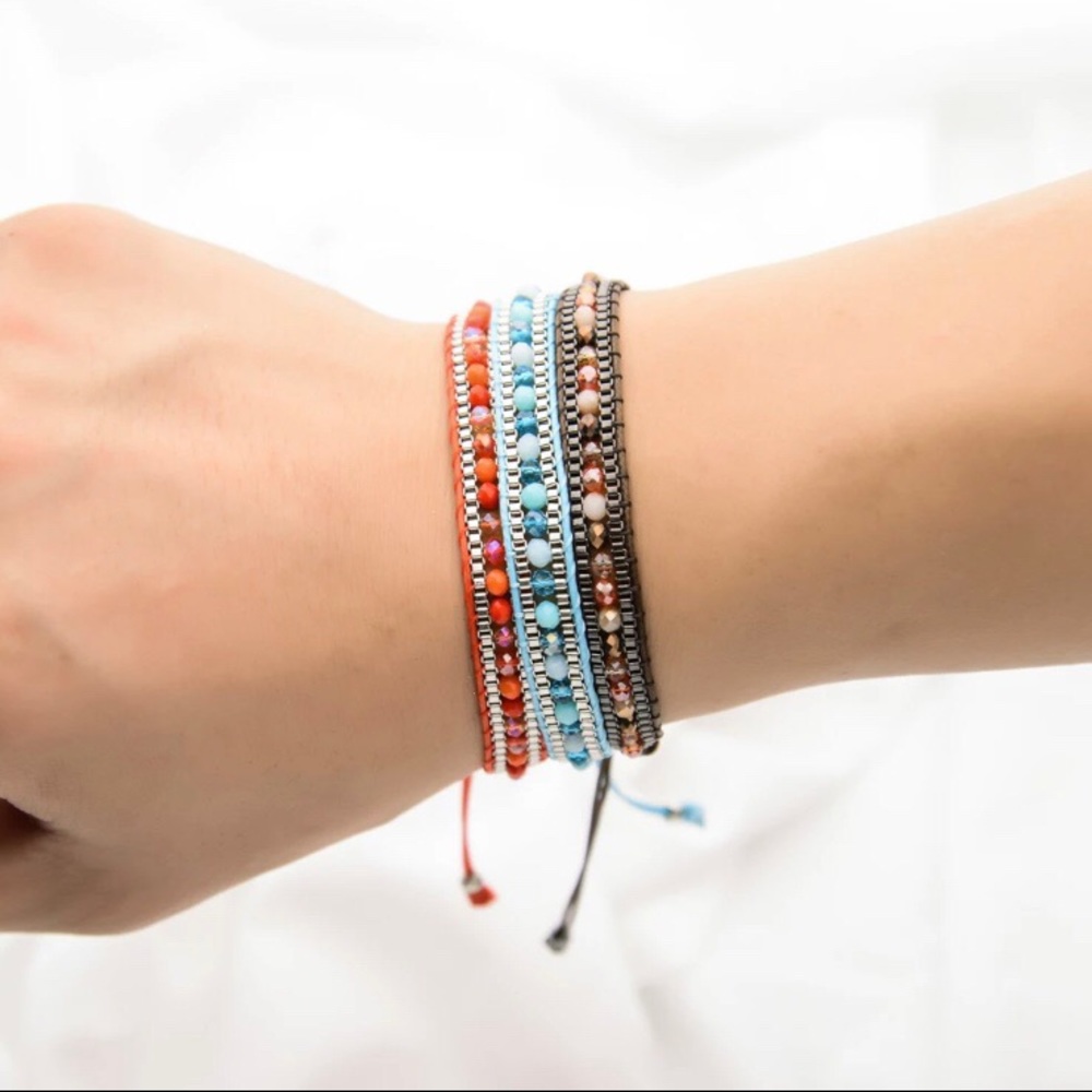 ⚡️2 for $15 Bohemian Weave Rope Crystal Bracelet - Picture 4 of 4